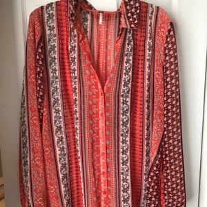 Free People Peasant Blouse
